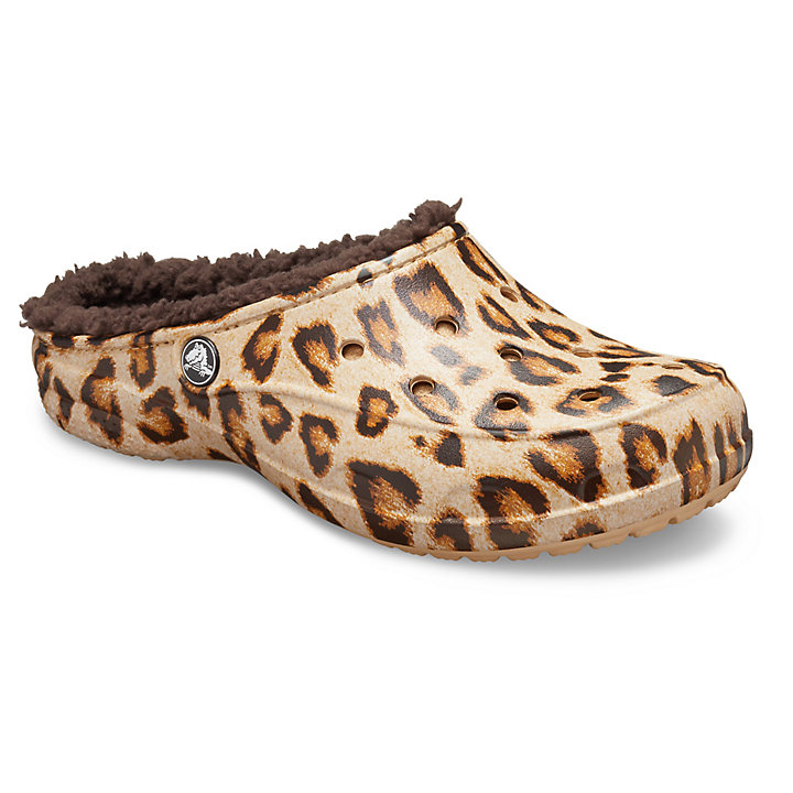 Venda De Tamancos Crocs - Crocs Freesail Printed Lined Feminina Leopardo /  Cafes Portugal